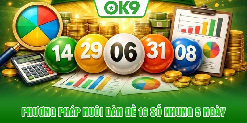 Phương pháp nuôi Dàn đề 16 số khung 5 ngày